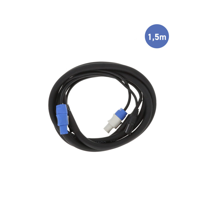 Câble 1,5m - POWERCON Mâle - POWERCON Femelle