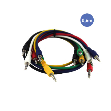 Câble 0,6m - MINI JACK MONO Mâle - MINI JACK MONO Mâle