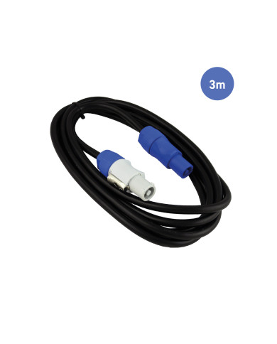 Câble 3m - POWERCON Mâle - POWERCON Femelle