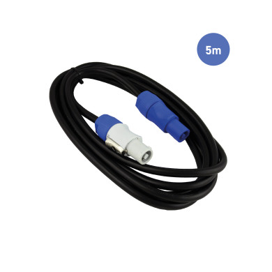 Câble 5m - POWERCON Mâle - POWERCON Femelle