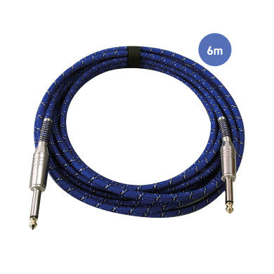Câble 6m - JACK MONO Mâle - JACK MONO Mâle