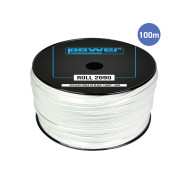 Rouleau Câble HP Blanc 1,5mm² - 100m