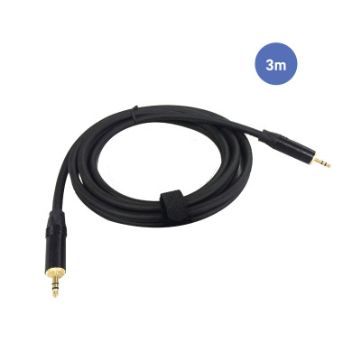 Câble 3m - MINI JACK STEREO Mâle - MINI JACK STEREO Mâle