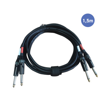 Câble 1,5m - JACK MONO Mâle