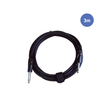 Câble 3m - JACK MONO Mâle - JACK MONO Mâle