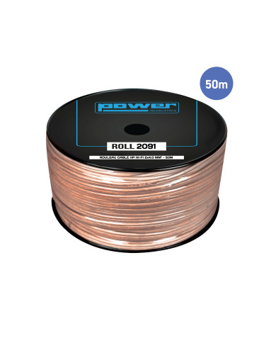 Rouleau Câble HP HIFI 2 x 4.0mm² - 50m