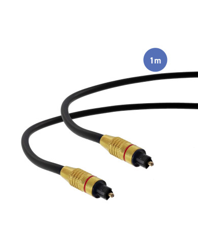 Câble Optique Pro Toslink 1m