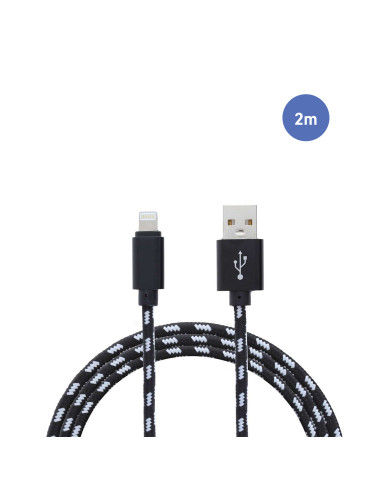 Câble USB / Lightning 2m BL