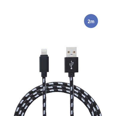 Câble USB / Lightning 2m BL