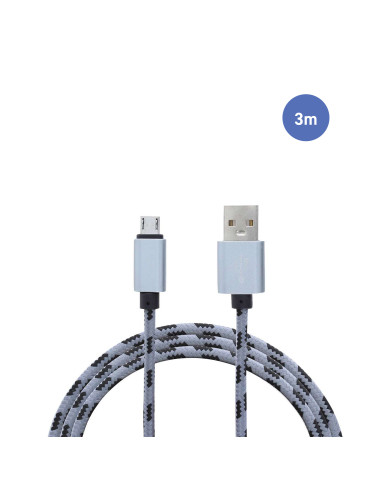Câble USB / Micro USB 3m BL