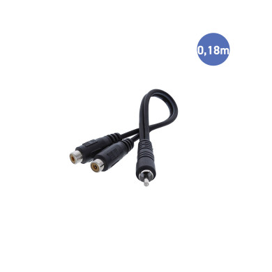 1 Rca Male/ 2 Rca Femelle 0.18m