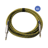 Câble 6m - JACK MONO Mâle - JACK MONO Mâle