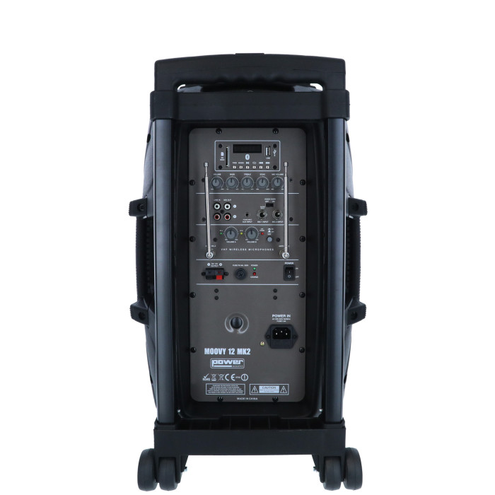 Sono Portable 12’’ sur Batterie + 1 Micro Main VHF + 1 Micro Serre-tête