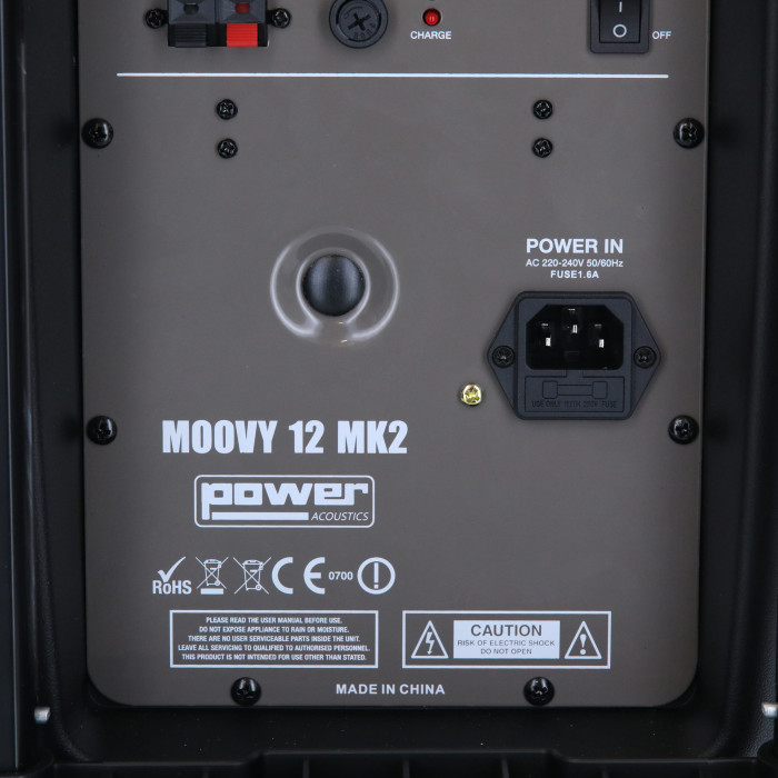 Sono Portable 12’’ sur Batterie + 1 Micro Main VHF + 1 Micro Serre-tête