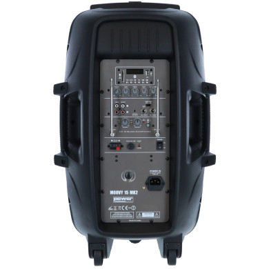 Sono Portable 15’’ sur Batterie + 1 Micro Main VHF + 1 Micro Serre-tête