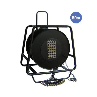 Multipaires Enrouleur 50m - 32 IN / 8 OUT