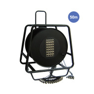 Multipaires Enrouleur 50m - 32 IN / 8 OUT