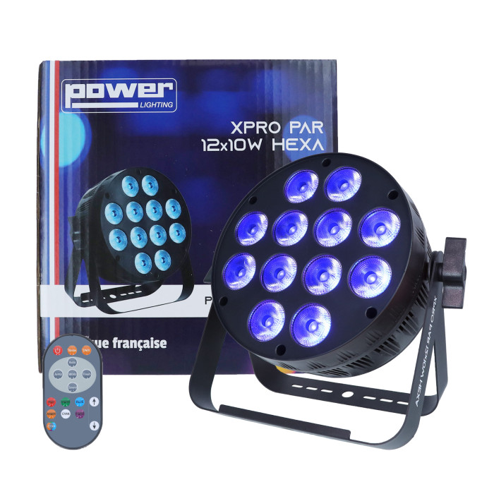 Par Slim 12 Leds de 10W 6-en-1