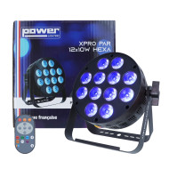 Par Slim 12 Leds de 10W 6-en-1