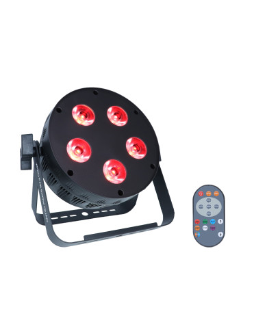 Par Slim 5 Leds de 10W 4-en-1