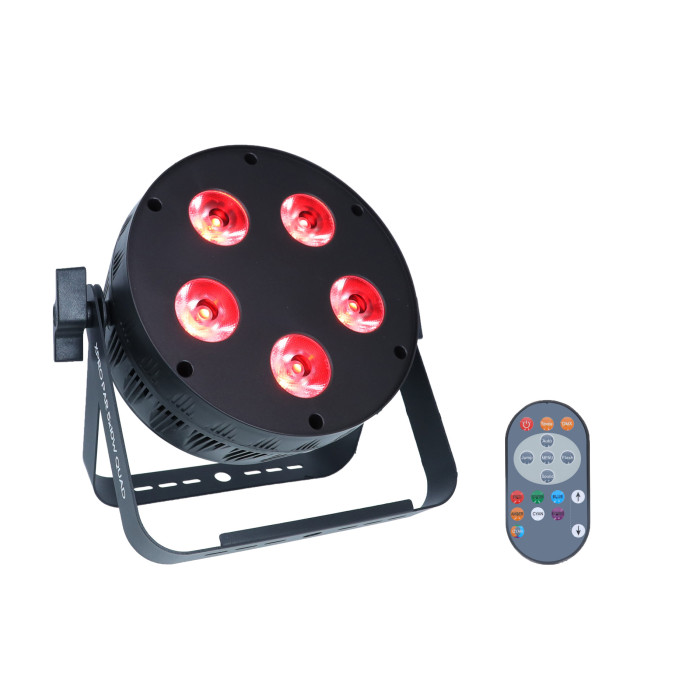 Par Slim 5 Leds de 10W 4-en-1