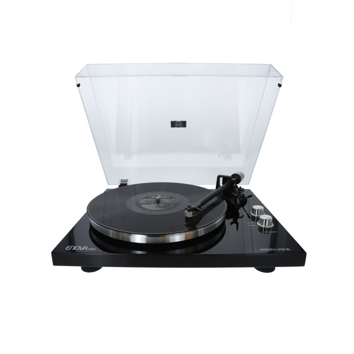 Platine vinyle hifi USB/Bluetooth - finition noire