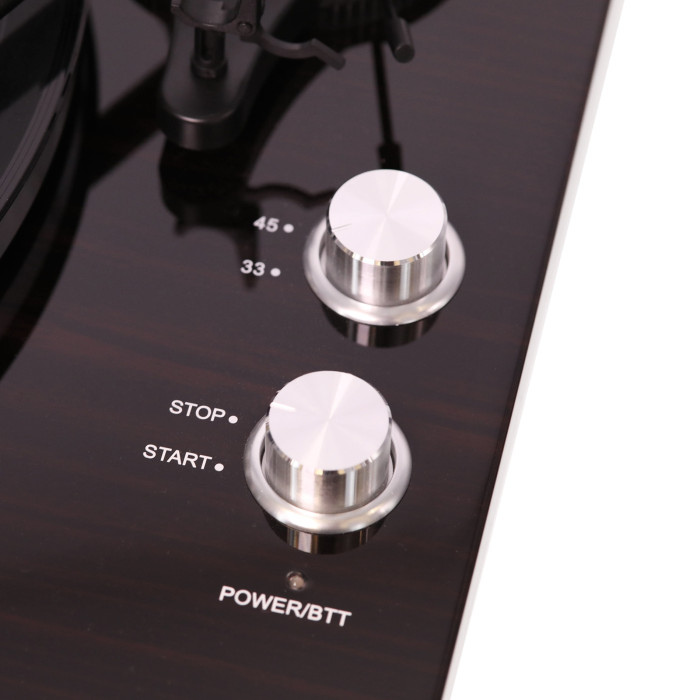 Platine vinyle hifi USB/Bluetooth - finition bois