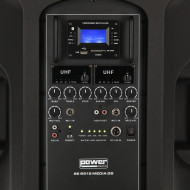 Portable Lecteur SD/USB/Bluetooth + 2 Micros Main UHF