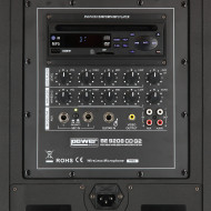 Sono Portable CD MP3 + USB + Bluetooth + DIVX + 2 Micros Main UHF