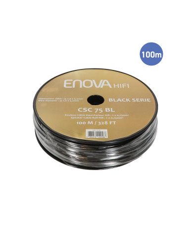 Rouleau Câble HP HI-FI 2x0.75mm² - 100m