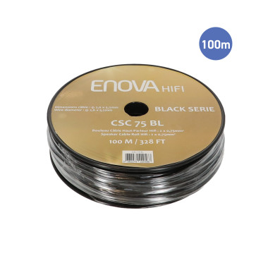 Rouleau Câble HP HI-FI 2x0.75mm² - 100m