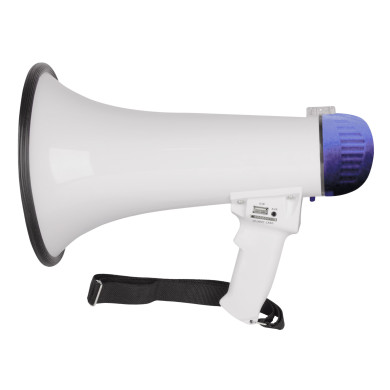 Megaphone 15W avec Combiné, Slot MP3 et Enregistrement