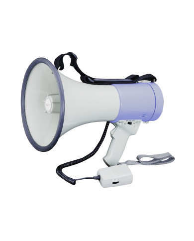 Megaphone 25W avec Combiné et Slot MP3