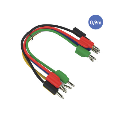 Câble 0,9m - MINI JACK MONO Mâle - GIGOGNE Femelle