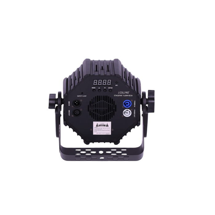 DJ par 18x18W Led Zoom par Light RGBWA UV 6in1 LED par 64 zoom dmx