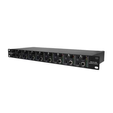 Ampli Casques 8 Canaux - Vumètres A Leds
