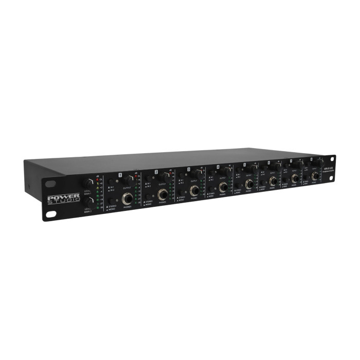 Ampli Casques 8 Canaux - Vumètres A Leds