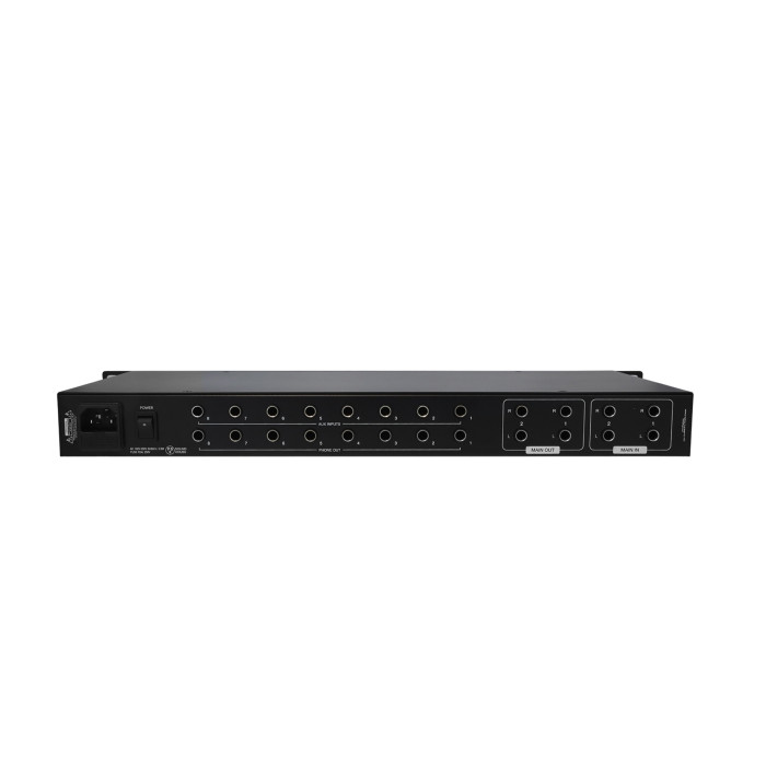 Ampli Casques 8 Canaux - Vumètres A Leds