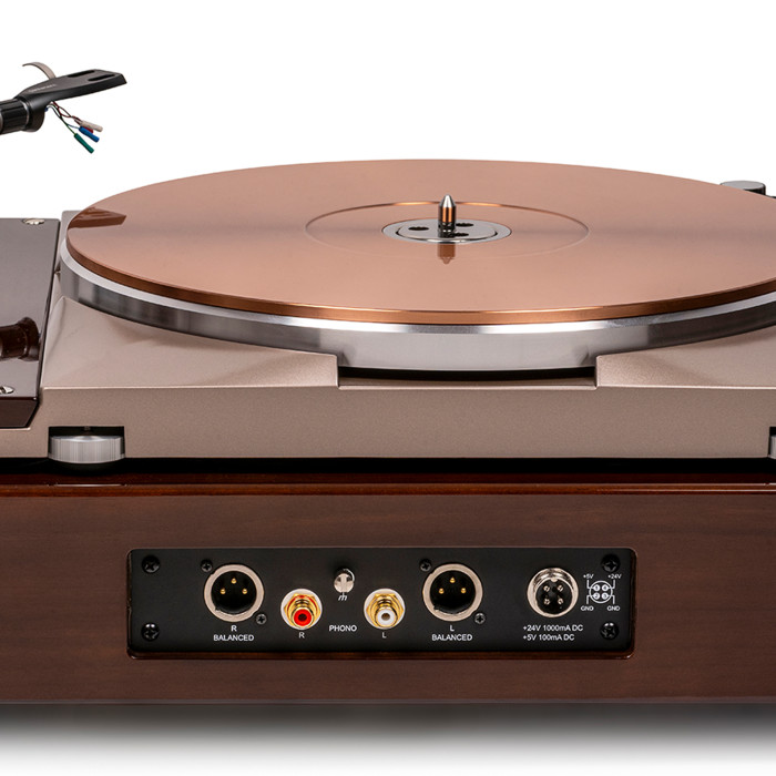 Platine Vinyle Entrainement Direct - Finition Noyer
