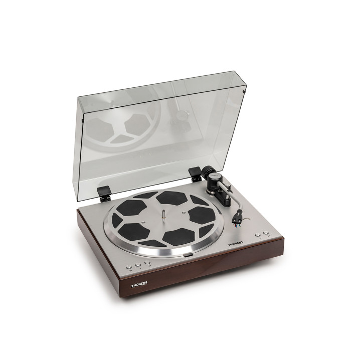 Platine Vinyle Entrainement Direct - Finition Noyer