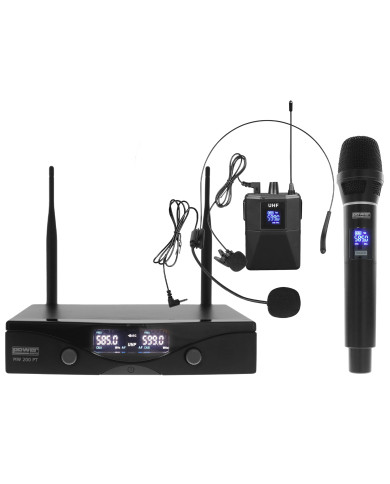 Double Micros : Main + Serre tête UHF