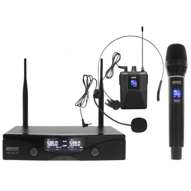 Double Micros : Main + Serre tête UHF