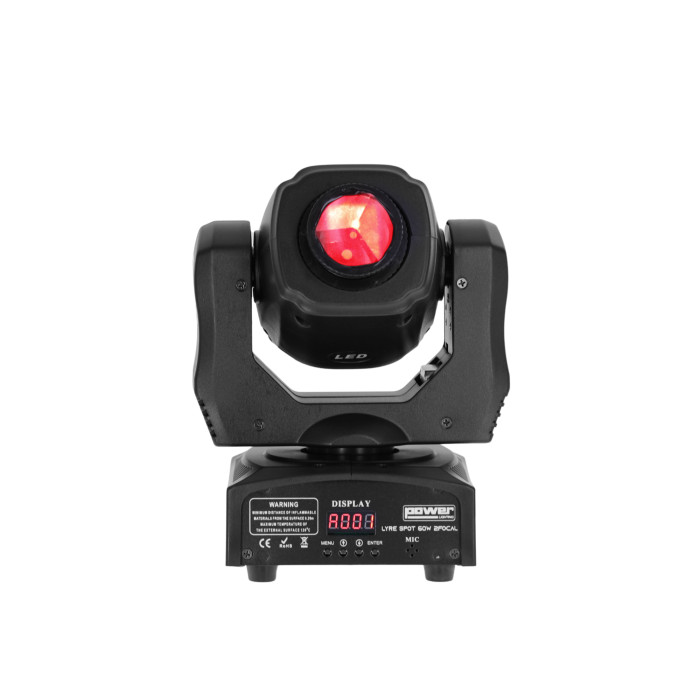 Lyre Spot 60W + Prisme 3 Facettes