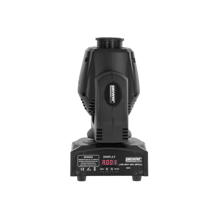 Lyre Spot 60W + Prisme 3 Facettes