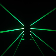 Effet Lighting Laser Vert