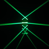 Effet Lighting Laser Vert