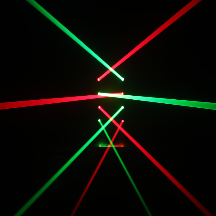 Effet Lighting Laser Rouge Et Vert