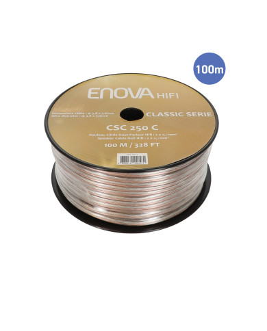 Rouleau Câble HP HI-FI 2x2.5mm² - 100m