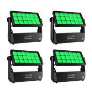 Pack 4 Projecteurs Wash IP65 - Flight Inclus