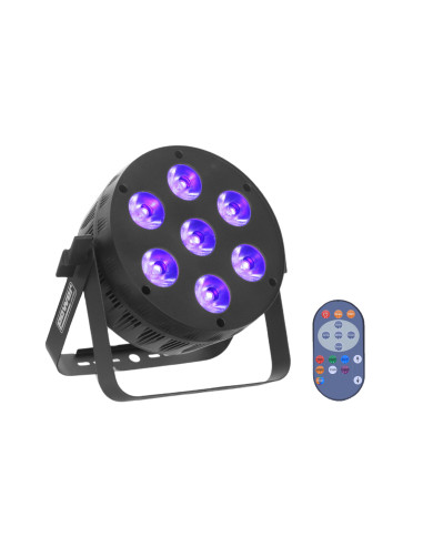 Par Slim 7 Leds de 15W 6-en-1